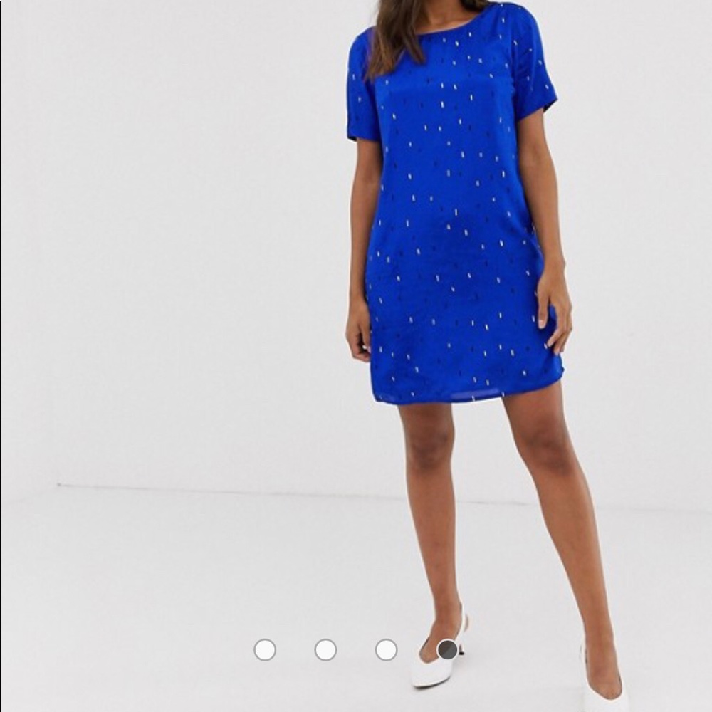 Vila | Cobalt shift dress